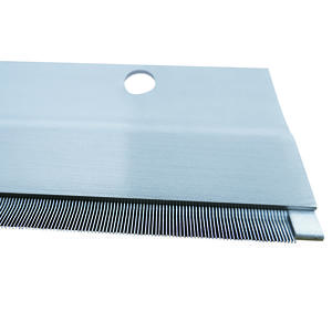 Top comb needle strips for cotton combing machines